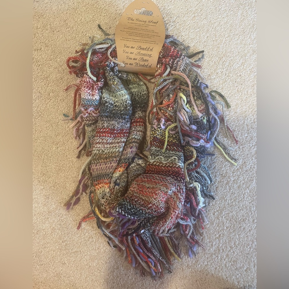NWT Multicolor Infiniti Scarf